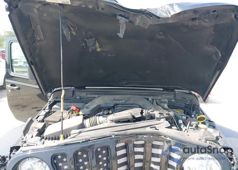 2021 Jeep Wrangler Unlimited Sport Altitude 4X4 из США, поврежденный, VIN 1C4HJXDG5MW808329